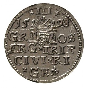 trojak 1598, Ryga, Gerbaszewski 4