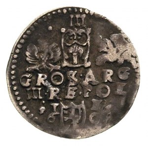 trojak 1601, Lublin, ciemna patyna