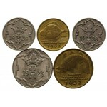 zestaw monet 1 fenig 1923 (I), 1926 (II-), 1929 (II), 1...