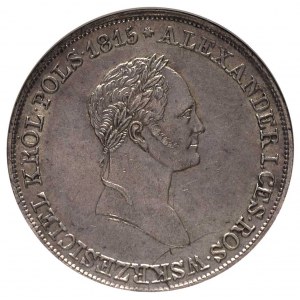 5 złotych 1830, Warszawa, odmiana z literami K - G, Pla...