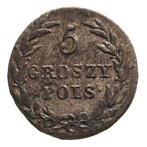 5 groszy 1816, Warszawa, Plage 112, Bitkin 854, patyna
