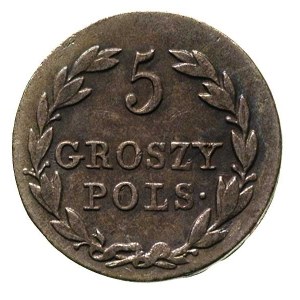 5 groszy 1829, Warszawa, Plage 129, Bitkin 1057, bardzo...