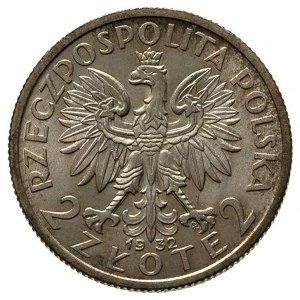 2 złote 1932, Warszawa, Parchimowicz 110 a, piękne