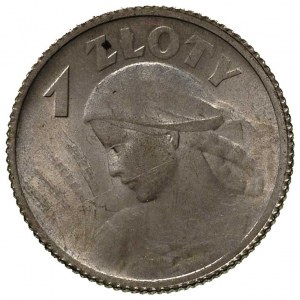 1 złoty 1924, Paryż, Parchimowicz 107 a, piękny egzempl...