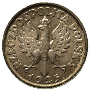 1 złoty 1925, Londyn, Parchimowicz 107 b, wyśmienity eg...