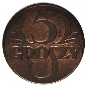 5 groszy 1931, Warszawa, Parchimowicz 103 e, piękna mon...