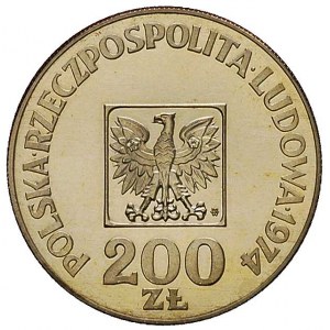 200 złotych 1974, Warszawa, XXX LAT PRL, Parchimowicz 3...