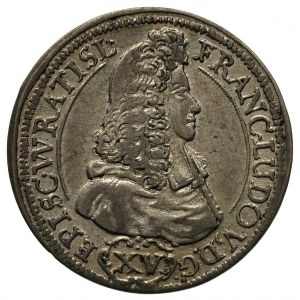 Franciszek Ludwik 1683-1732, 15 krajcarów 1693, Nysa, p...