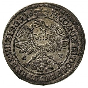 15 krajcarów 1675, Oleśnica, FuS. 2302, ładnie zachowan...