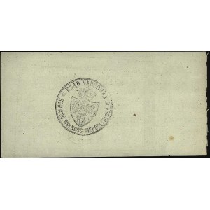 obligacja na 5.000 złotych 1863, Moczydłowski S7, Kol. ...