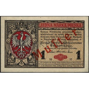 1 marka polska 9.12.1916, \Generał, seria B 0000000