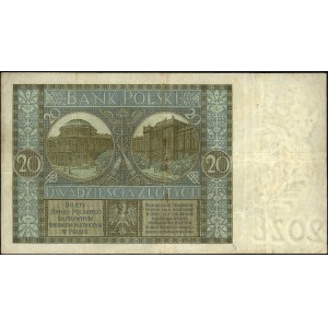 20 złotych 1.09.1929, seria DZ, Miłczak 68 ale nie notu...