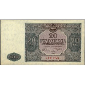 20 złotych 15.05.1946, seria G, Miłczak 127b