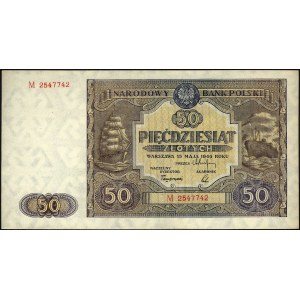 50 złotych 15.05.1946, seria M, Miłczak 128b