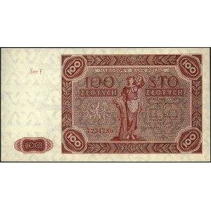 100 złotych 15.07.1947, seria F, Miłczak 131b