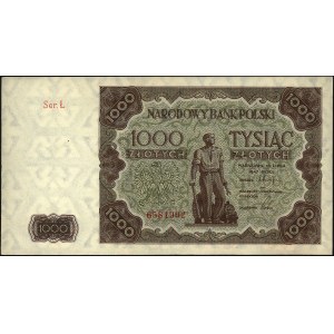 1000 złotych 15.07.1947, seria ł, Miłczak 133a