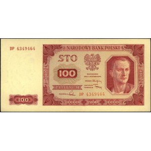 100 złotych 1.07.1948, seria DP, Miłczak 139b