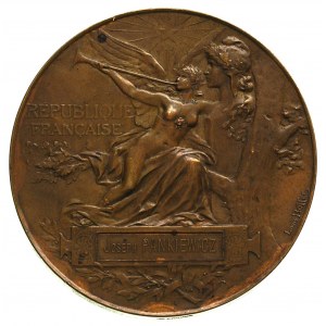medal z Wystawy Powszechnej w Paryżu, 1889 r., Aw: Aleg...