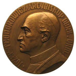 medal autorstwa W. Przedwojewskiego poświęcony Józefowi...
