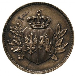 medal niesygnowany wybity w 1917 roku z okazji 54 roczn...