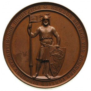 medal na 600 lecie nadania praw miejskich Tczewa, 1860 ...