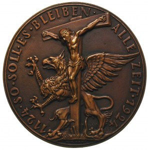 medal- 800-lecie Chrystianizacji Pomorza, 1924, Aw: Pos...