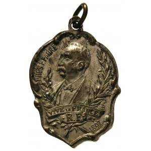 Mikołaj II 1894-1917, medalik z uszkiem z popiersiem pr...