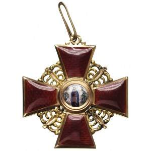 Order Świętej Anny, krzyż III klasy, na stronie odwrotn...
