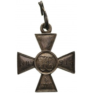 Krzyż Świętego Jerzego 4 stopień, typ II (1913-1915), n...