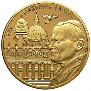 50.000 liras 2005, Aw: Popiersie Karola Wojtyły w lewo ...