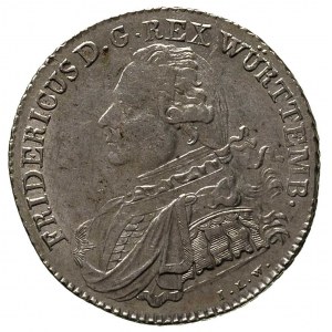 Fryderyk II (I) 1797-1816, 20 krajcarów 1808, Stuttgart...