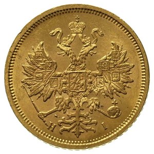 5 rubli 1876, Petersburg, Fr. 163, Bitkin 24, złoto 6.5...