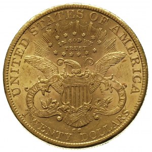 20 dolarów 1885 / CC, Carson City, Fr. 179, złoto 33.42...