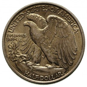 1/2 dolara 1943, Filadelfia, piękny egzemplarz, patyna