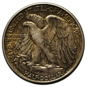 1/2 dolara 1944, Filadelfia, piękny egzemplarz, patyna