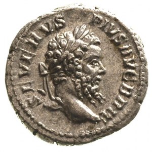 Septymiusz Sewer 193-211, denar, Aw: Popiersie cesarza ...