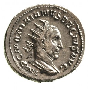 Trajan Decjusz 249-251, antoninian, Aw: Popiersie cesar...