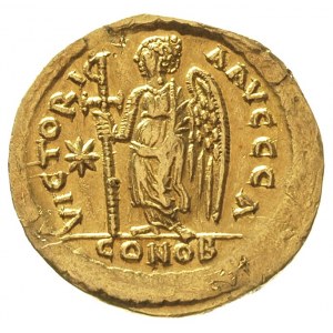 Anastazjusz I 491-518, solidus, ok. 507-518, Konstantyn...