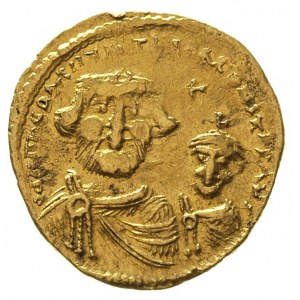 Herakliusz 610-641, solidus, Konstantynopol, oficyna E,...
