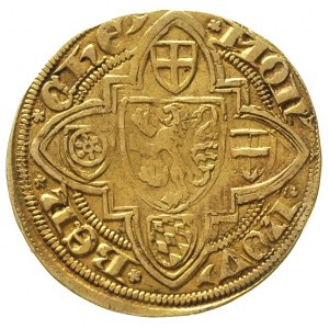 księstwo Jülich- Reinald IV 1402-1423, goldgulden, Aw: ...