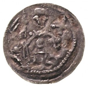 Bolesław IV Kędzierzawy 1146-1173, denar, Aw: Dwaj ksią...