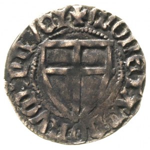 Konrad III von Jungingen 1393-1407, szeląg, Aw: Tarcza ...