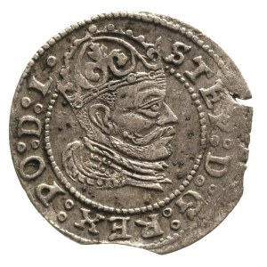 grosz 1582, Ryga, Gerbaszewski 2, moneta z końcówki bla...