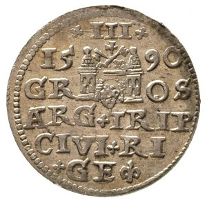 trojak 1590, Ryga, Gerbaszewski 24