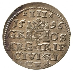 trojak 1596, Ryga, Gerbaszewski 19