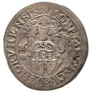 ort 1655, Toruń, T. 2, moneta wybita charakterystycznie...