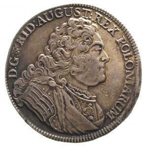 2/3 talara (gulden) 1749, Drezno, Dav. 830, ładnie zach...