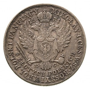 5 złotych 1831, Warszawa, Plage 40, Bitkin 988, patyna