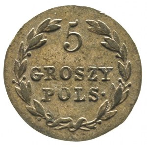 5 groszy 1820, Warszawa, Plage 116, Bitkin 854, patyna