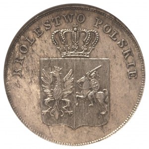 5 złotych 1831, Warszawa, Plage 272, moneta w pudełku G...